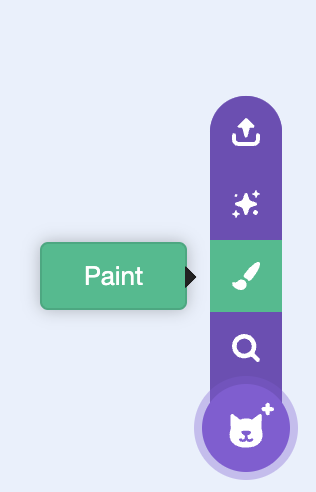 Paint New Sprite Button